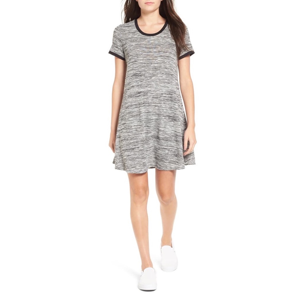 Love, Fire ringer marked t-shirt dress